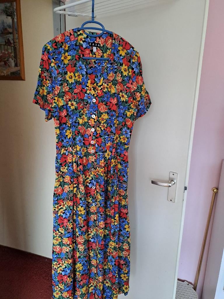 Doorknoopjurk, Kleding | Dames, Jurken, Maat 38/40 (M), Overige kleuren, Verzenden, Nieuw