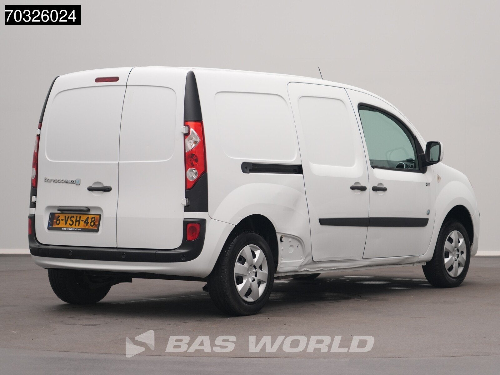 Renault Kangoo Z.E 60pk Koop Accu Elektrisch 22kWh 125km WLT, Auto's, Automaat, Stof, Gebruikt, Wit