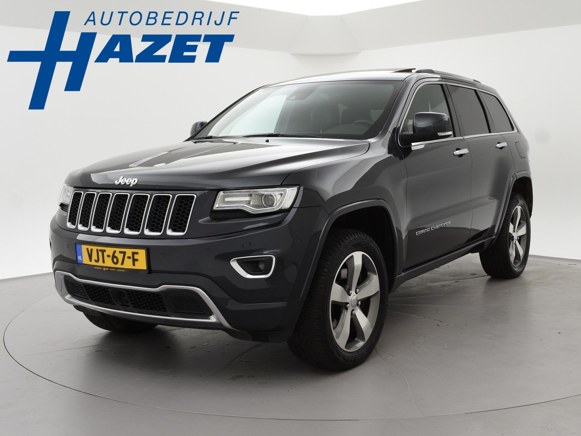 Jeep Grand Cherokee 3.0 CRD AUT. GRIJS KENTEKEN OVERLAND + A, Auto's, Jeep, Gebruikt, 190 pk, 2987 cc, Leder