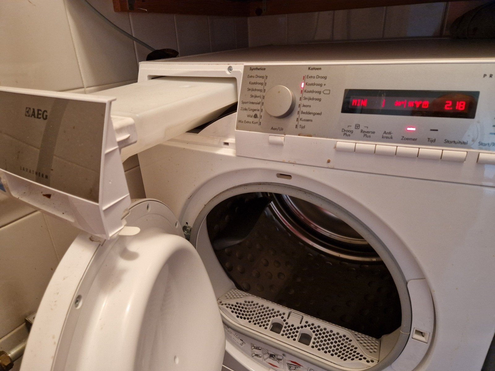 condens wasdroger AEG Lavatherm, Witgoed en Apparatuur, Ophalen, Zo goed als nieuw, 85 tot 90 cm, 1200 tot 1600 toeren
