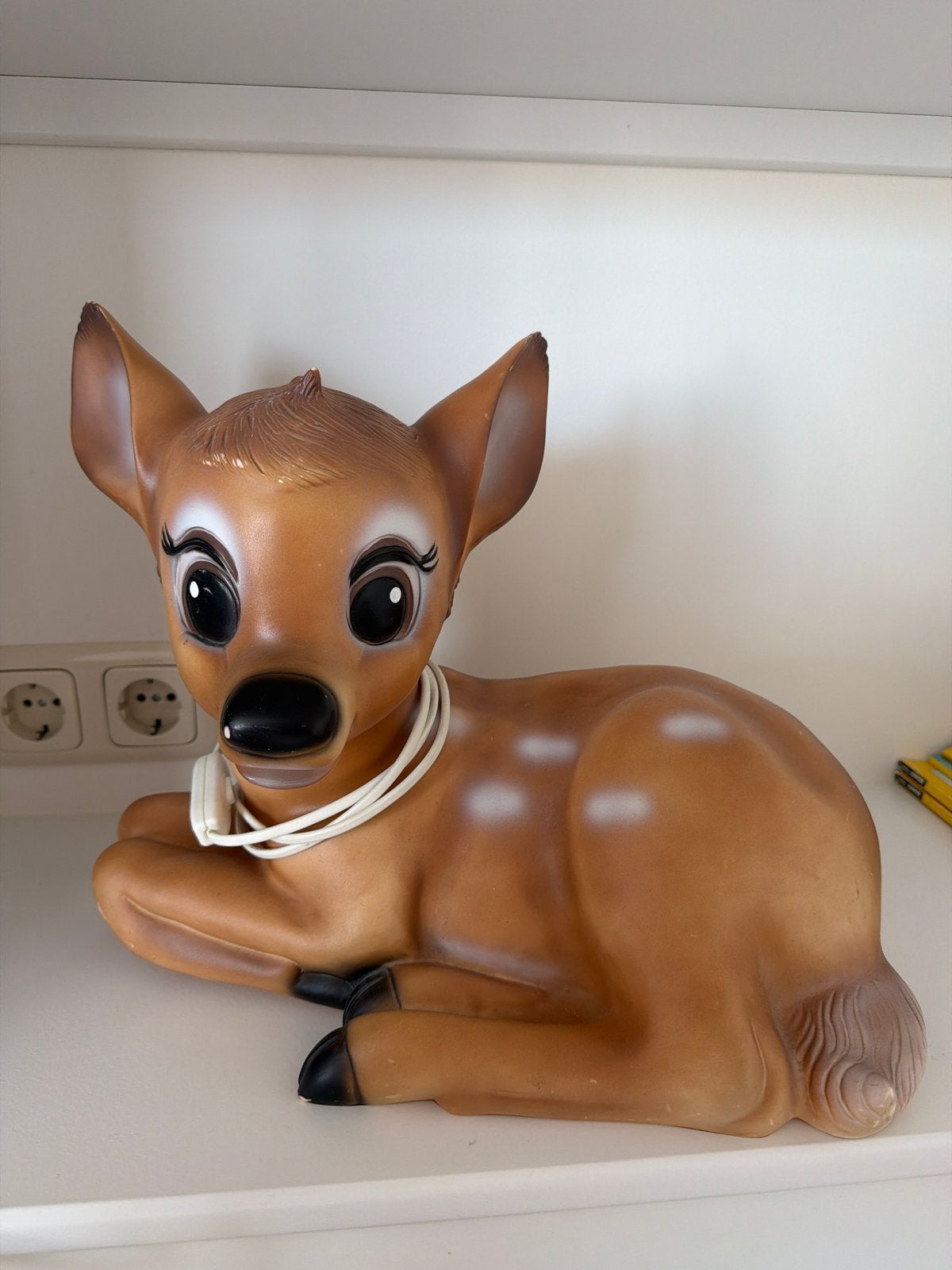 Vintage Bambi lamp - Nachtlampje - Hertenlamp, Overige merken, Gebruikt, Kunststof, Overige fittingen