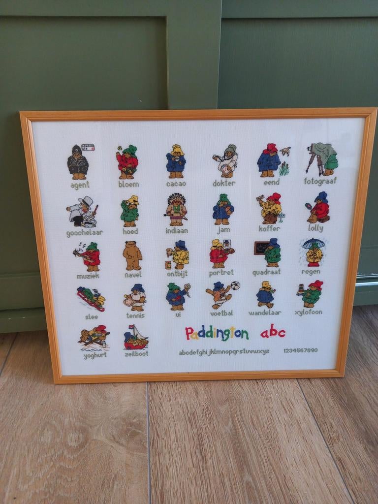 Paddington schilderij ABC Alfabet, Ophalen