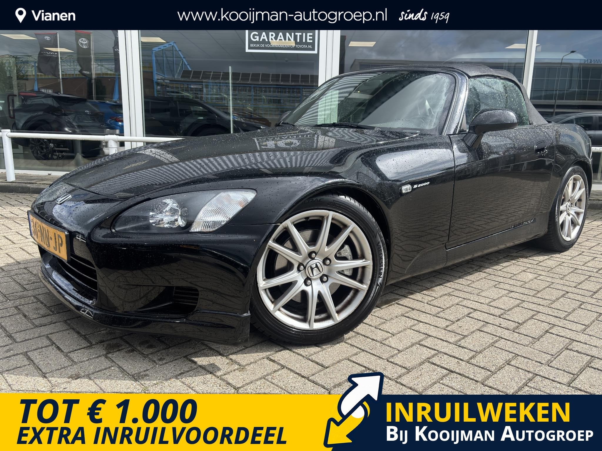 Honda S2000 2.0i, Euro 2, Gebruikt, 4 cilinders, Cabriolet