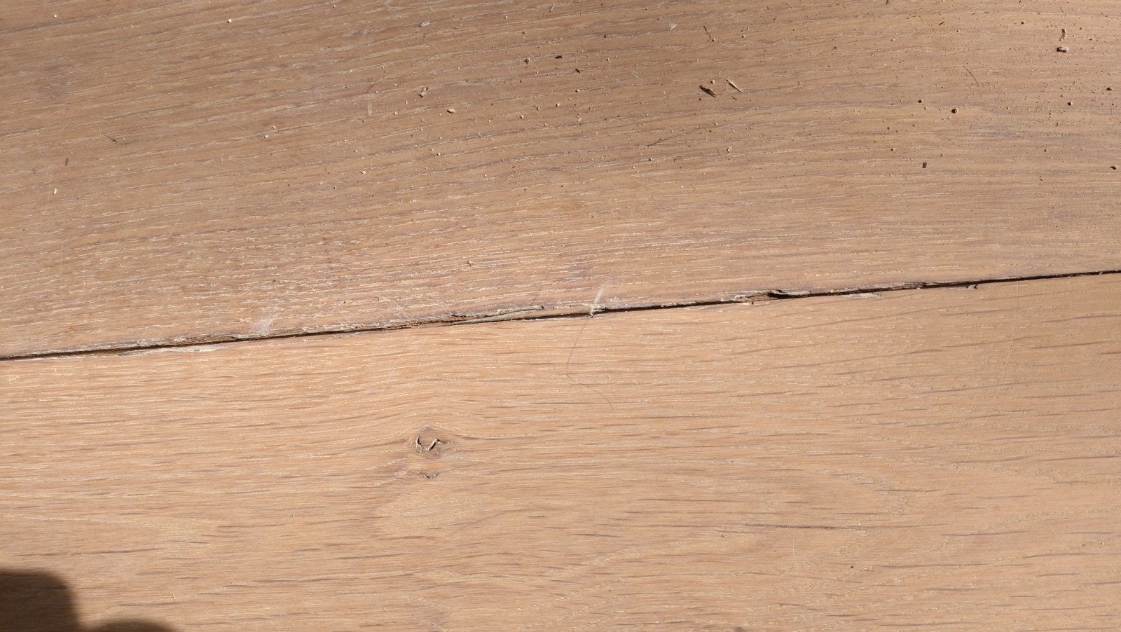 Foto 4 van 24 cm brede eiken vloer, ong 30 m2