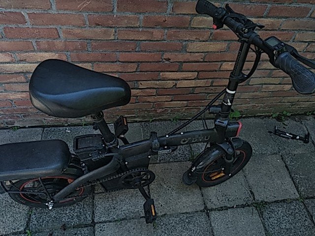 DYU Opvouwbare Elektrische Fiets - Compact en Handig, Ophalen, Gebruikt, Minder dan 30 km per accu, Overige merken