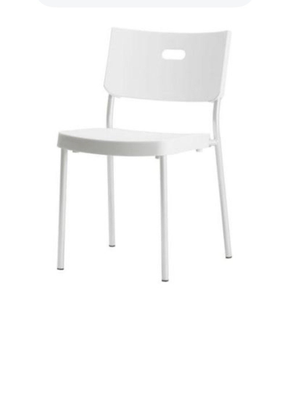 Nieuwe IKEA Herman stoelen - Wit (4 stuks), Ophalen, Kunststof, Wit, Nieuw
