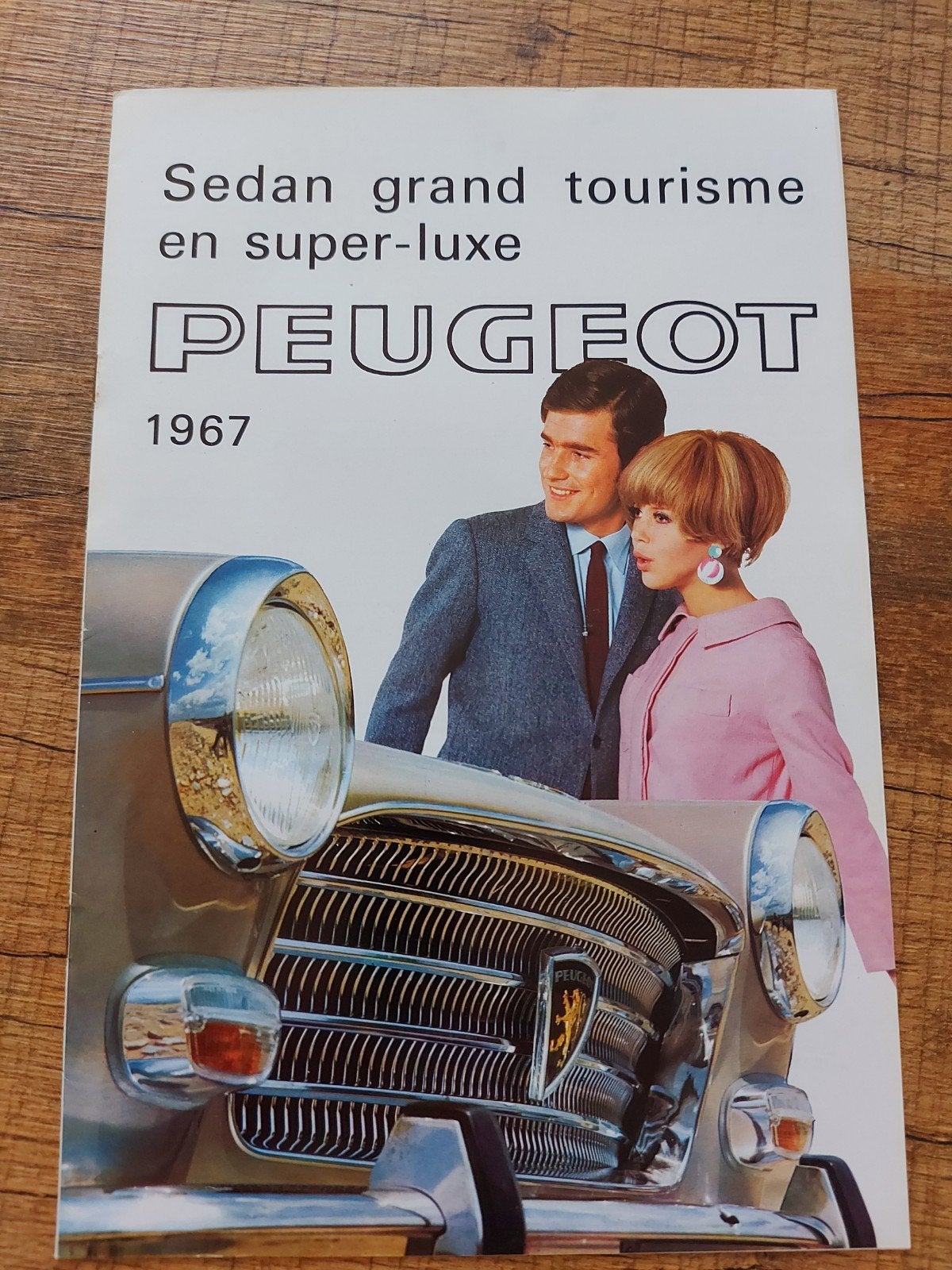 1967 Peugeot 404 folder NL, Ophalen of Verzenden, Zo goed als nieuw, Peugeot