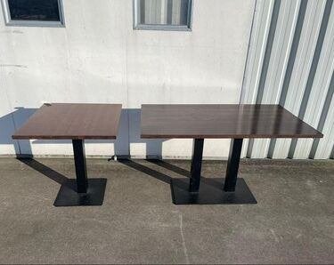 5 stuks beukenhouten horeca restaurant / kantine tafels, Ophalen