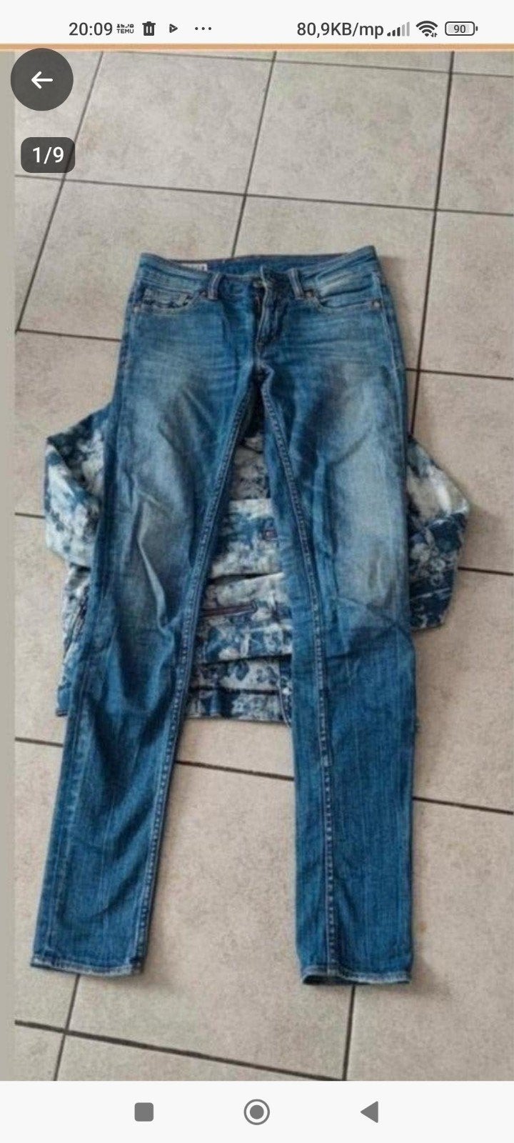 Spijkerbroek en zomerjasje maat S, Kleding | Dames, Blauw, Ophalen of Verzenden, Zo goed als nieuw, Kings of Indigo