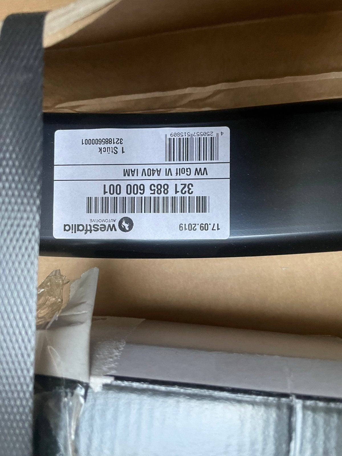 Westfalia trekhaak VW Golf VI A40V IAM (nieuw), Ophalen, Nieuw