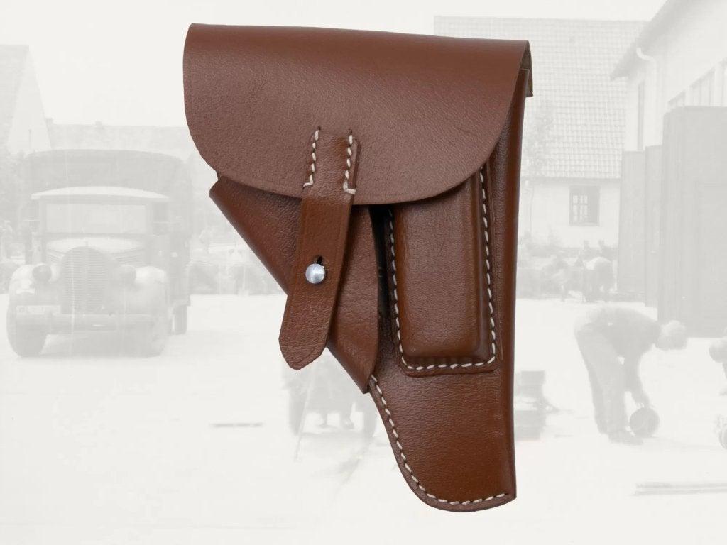 Holster,Walther,PPK,Duitsland,WWII,Bruin,Officier,Polizei, Verzamelen, Verzenden, Landmacht, Duitsland, Kleding of Schoenen