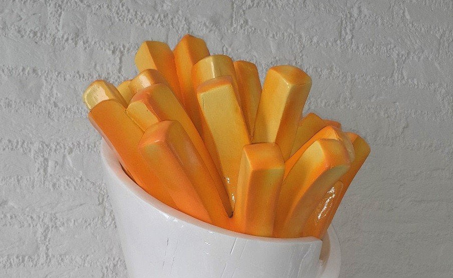 Patatzak 75 cm - frietzak polyester met muurbeugel, Ophalen, HorecaBeelden, Overige typen, Nieuw