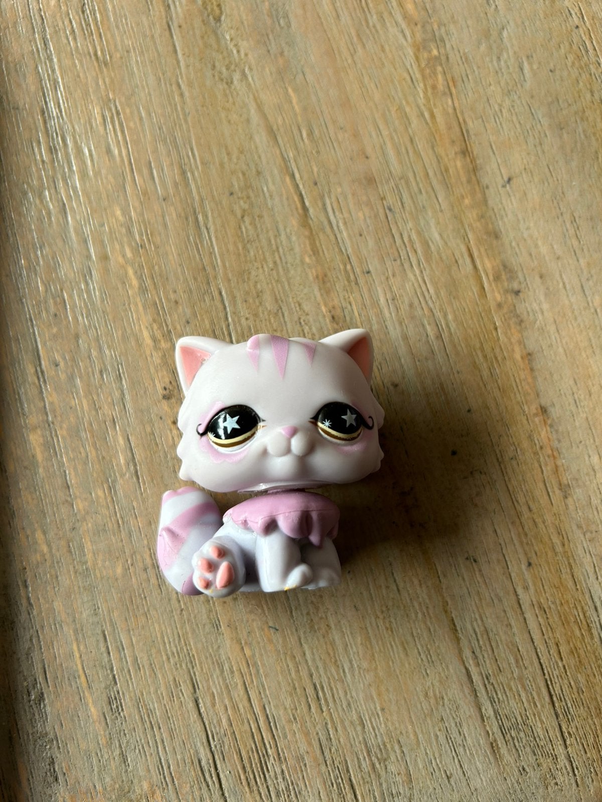 Pink & White persian cat 2, Ophalen of Verzenden, Gebruikt