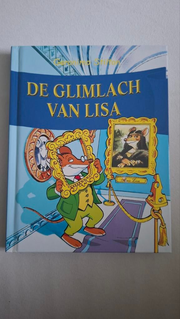 Geronimo Stilton - De Glimlach van Lisa, Fictie algemeen, Geronimo Stilton, Ophalen of Verzenden, Zo goed als nieuw