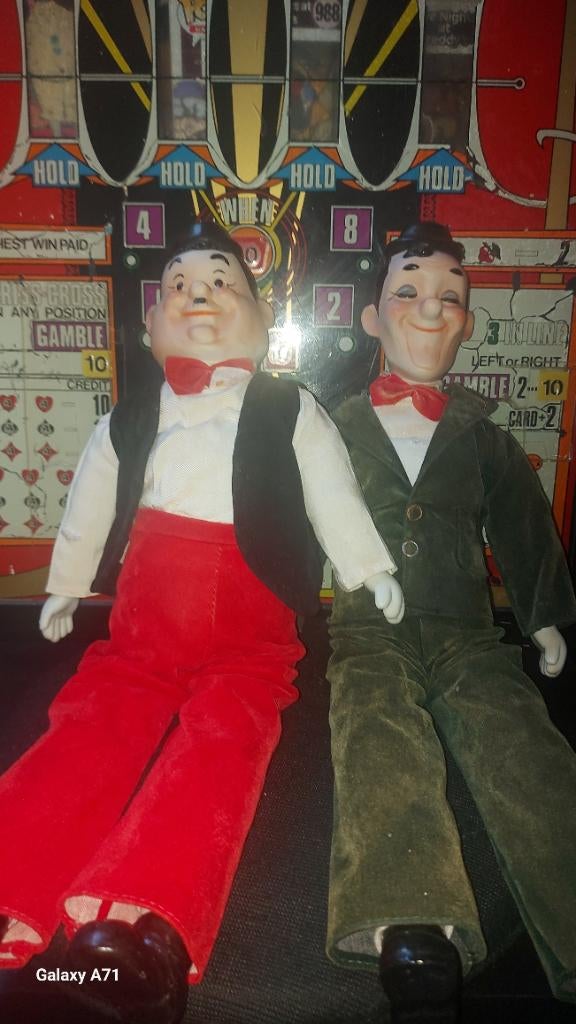 Laurel en hardy poppen van porselein, Ophalen of Verzenden, Zo goed als nieuw