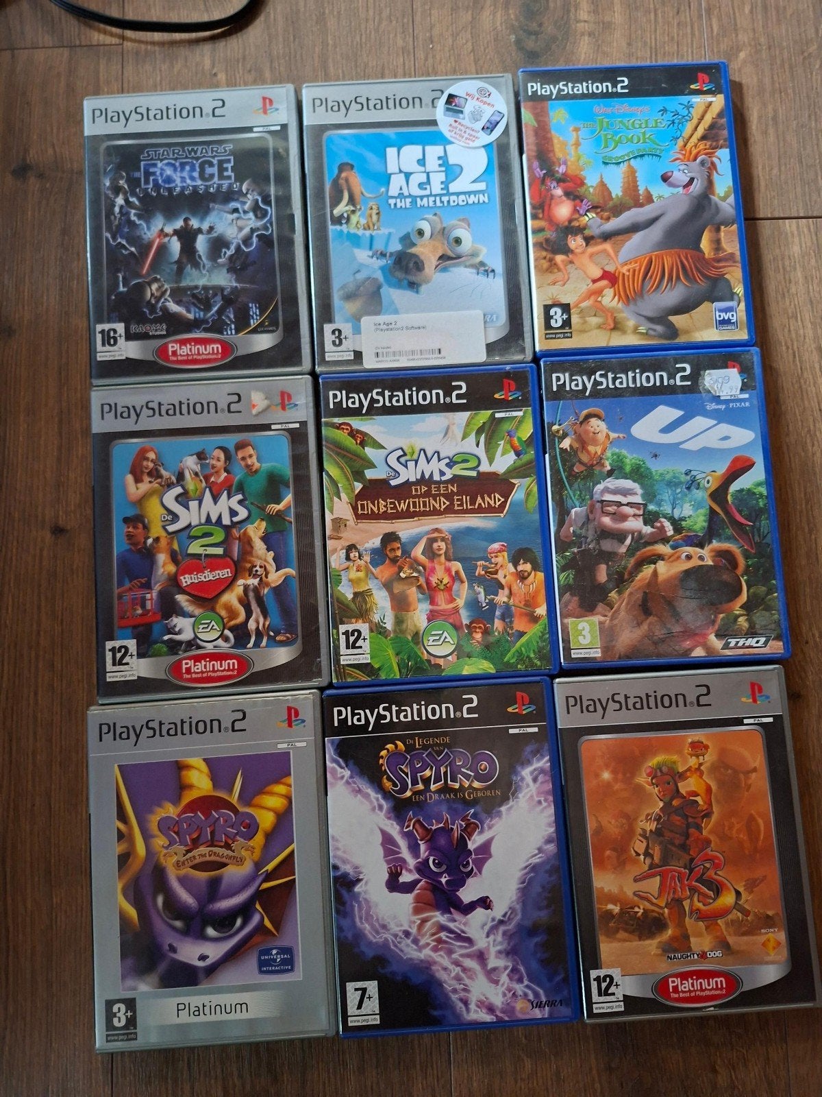 PlayStation 2 games, Ophalen, Gebruikt