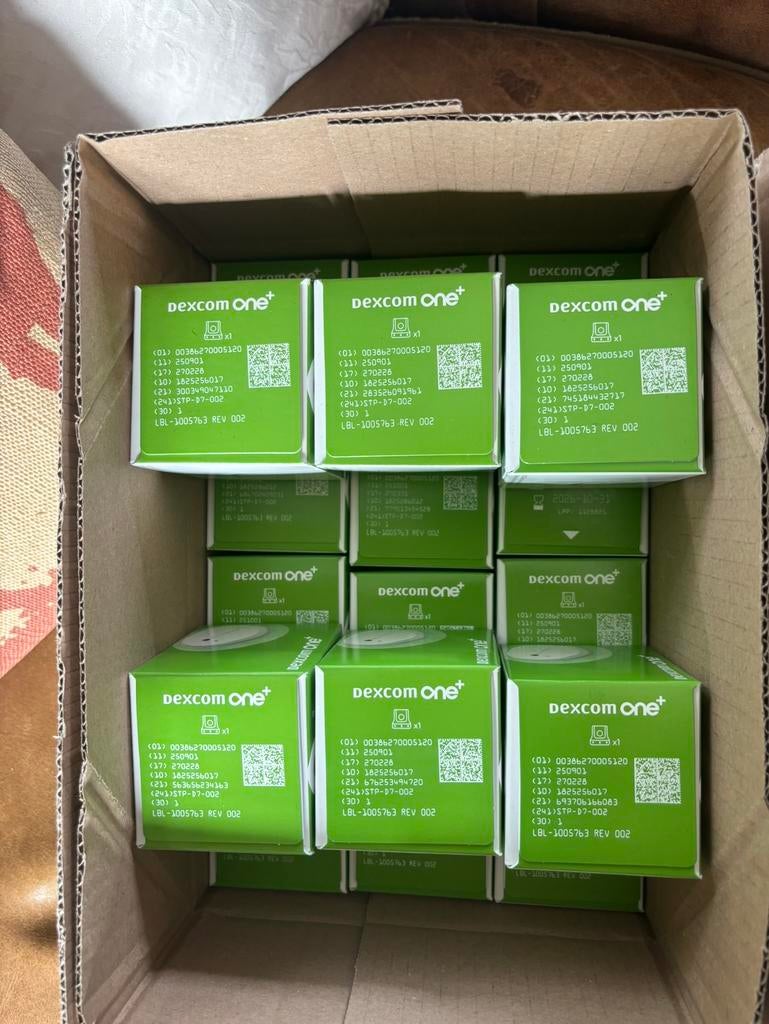 18 stuks dexcom one + diabets zenders, Ophalen, Nieuw, Ziekte en Allergie