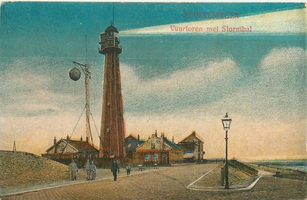 702-087-003 Scheveningen Vuurtoren, Verzamelen, Ansichtkaarten | Nederland, Verzenden, Voor 1920, Zuid-Holland