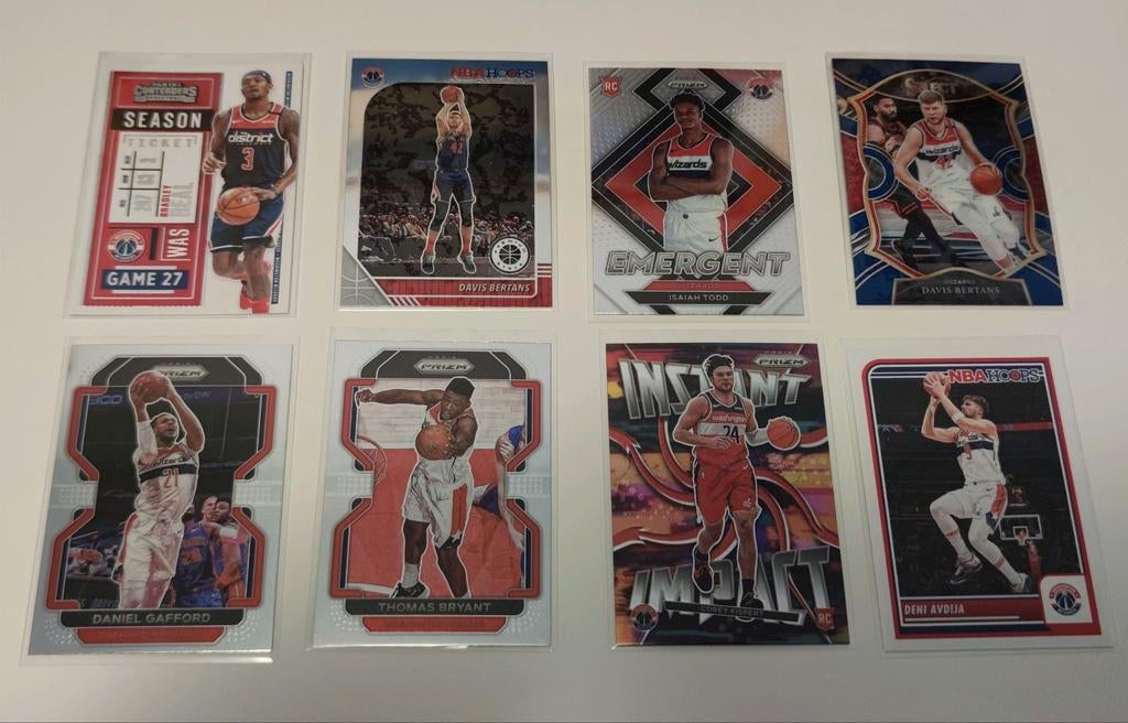 NBA basketbal kaarten Washington Wizards, Hobby en Vrije tijd, Verzamelkaartspellen | Overige, Ophalen of Verzenden
