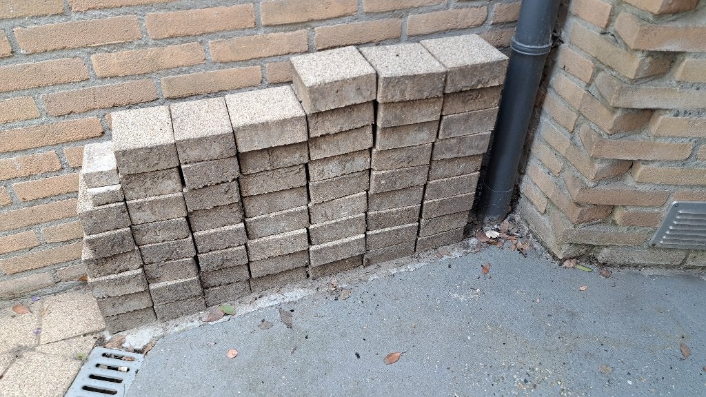 Bestrating, Ophalen, Overige materialen, Gebruikt, Minder dan 5 m²