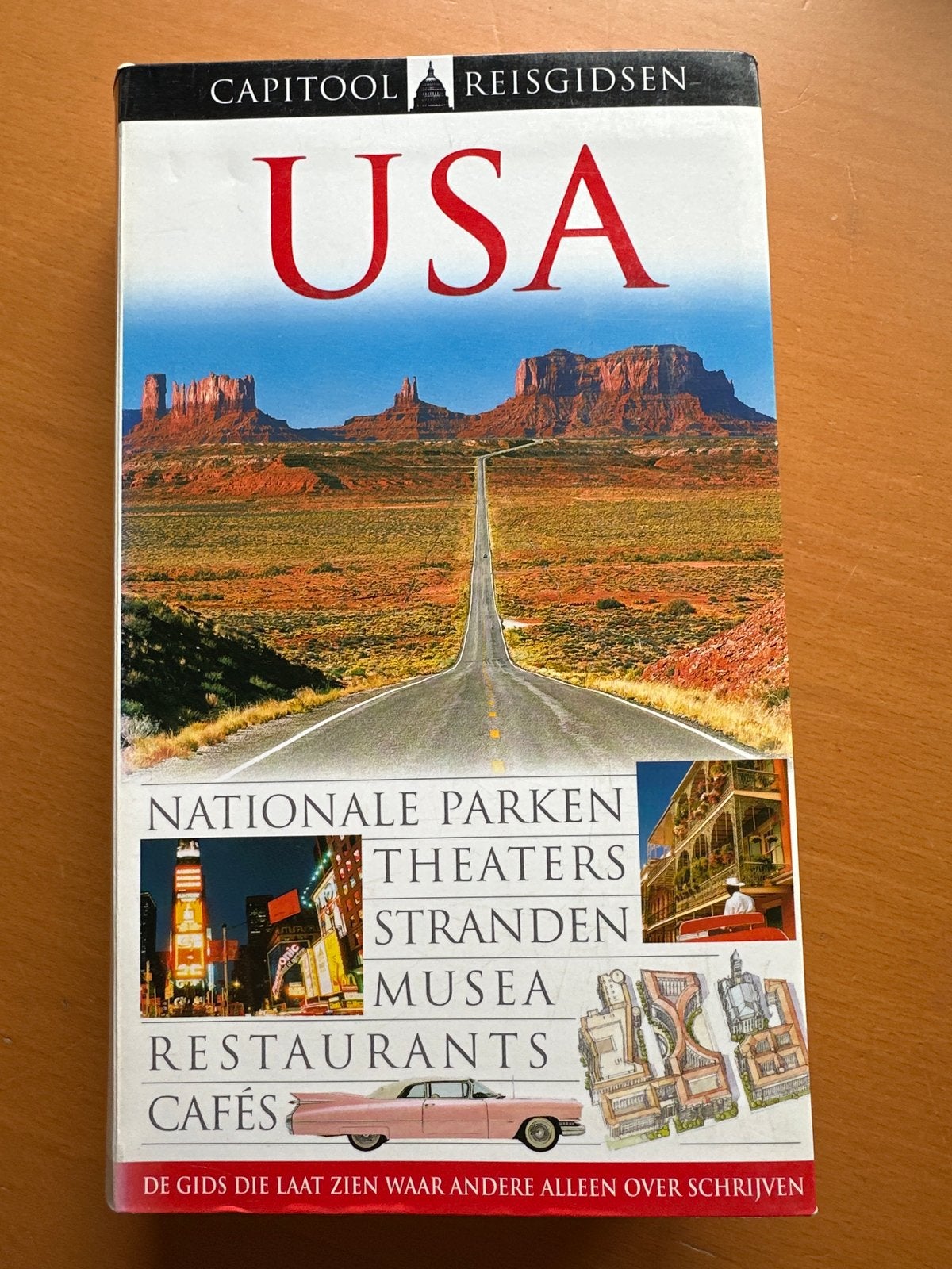 USA Capitool Reisgids: Nationale Parken, Steden & Meer, Gelezen, Capitool, Ophalen of Verzenden, Reisgids of -boek