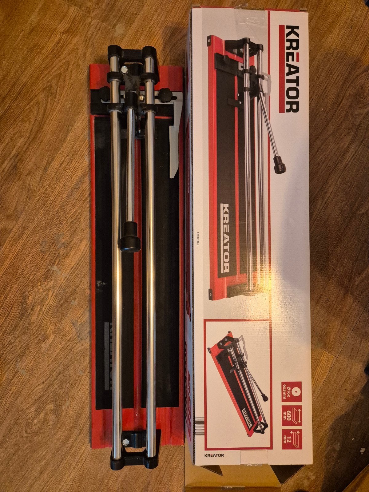Kreator Tegelsnijder 600mm, Doe-het-zelf en Verbouw, Ophalen, Zo goed als nieuw, Snijgereedschap, Overige merken