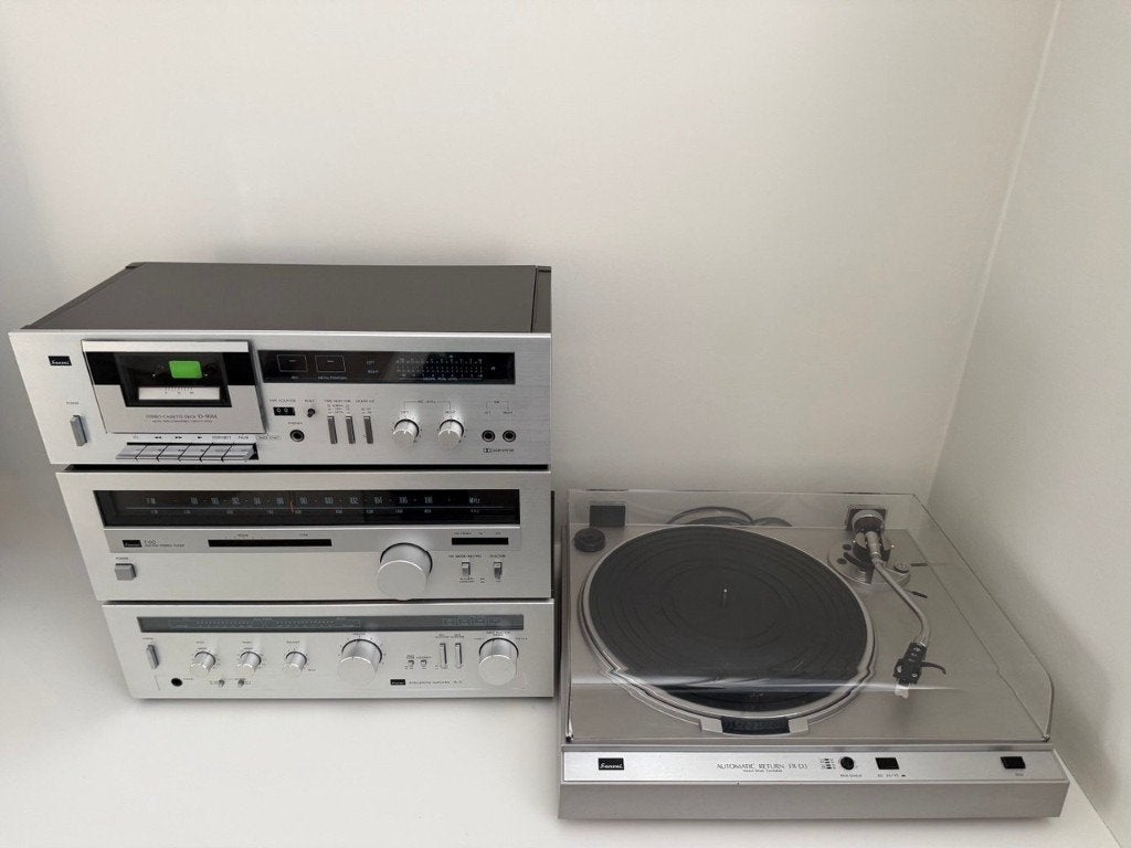 Sansui hifi set A-5 T-60 D-95M FR-D3 direct drive, Tuner of Radio, Losse componenten, Zo goed als nieuw, Ophalen