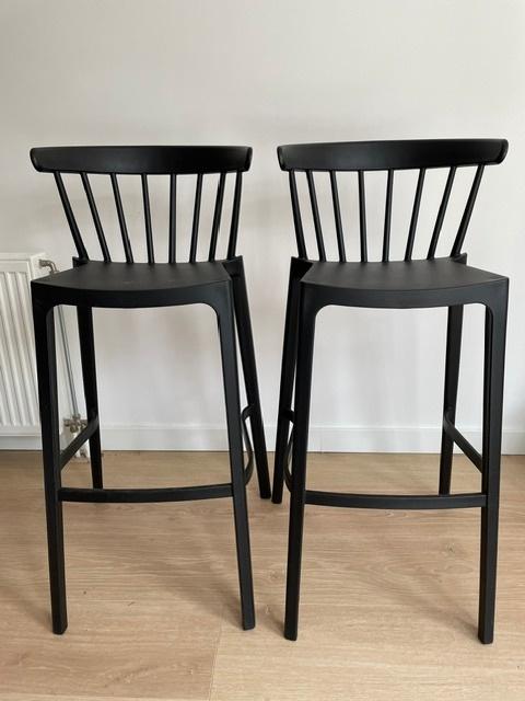 barkrukken woood, Huis en Inrichting, Barkrukken, Ophalen, Kunststof, Gebruikt, 60 tot 90 cm