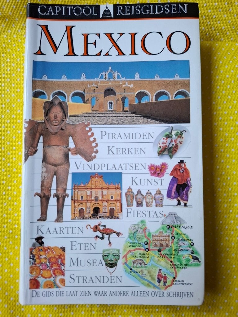 Capitool Reisgids Mexico - Ontdek de Maya cultuur, Boeken, Reisgidsen, Gelezen, Capitool, Reisgids of -boek, Midden-Amerika