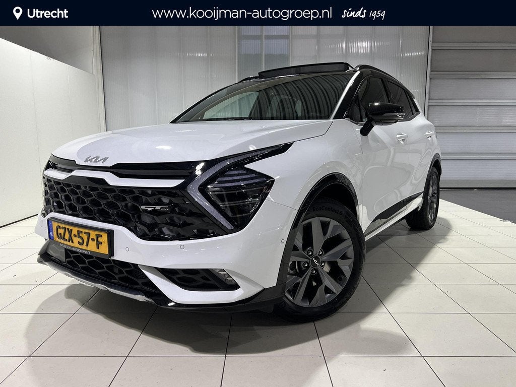 Kia Sportage 1.6 T-GDi Hybrid GT-PlusLine NL auto, Apple Car, Auto's, Kia, Bedrijf, Te koop, Sportage, 360° camera, ABS, Achteruitrijcamera