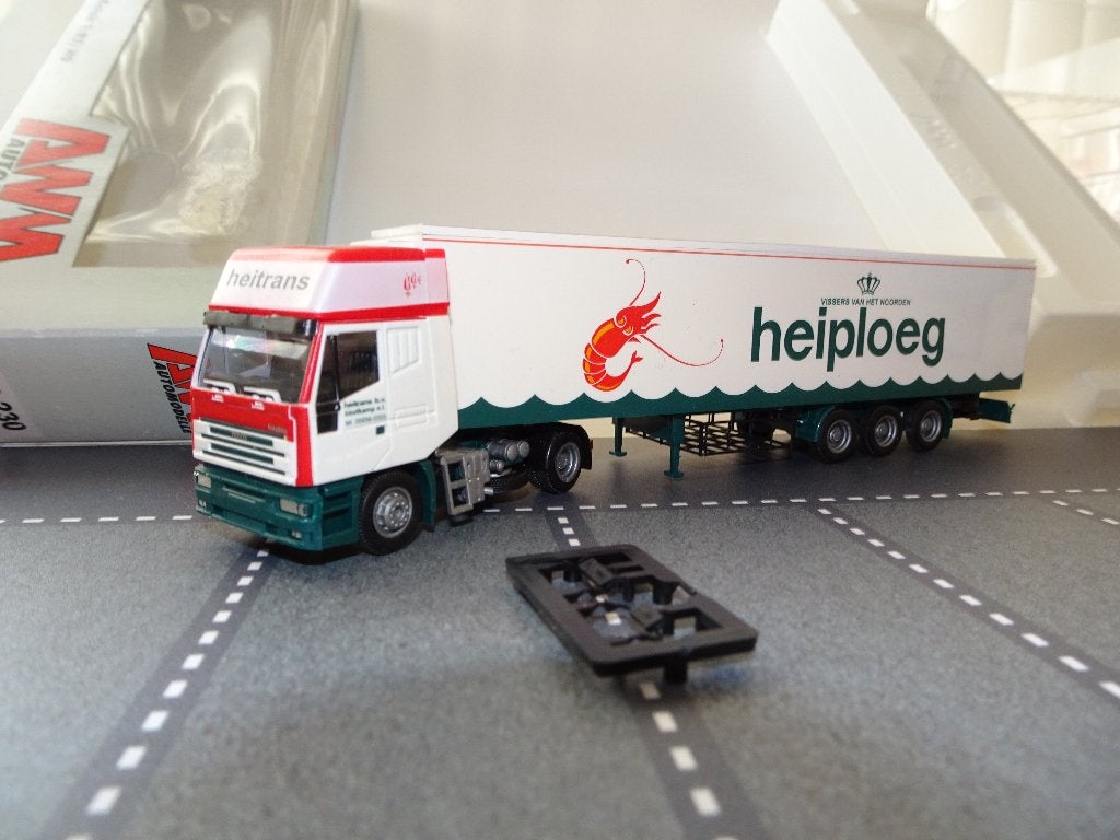 832 awm 53230 iveco heitrans heiploeg garnalen 1:87 truck, Ophalen of Verzenden, Nieuw, Bus of Vrachtwagen, AWM