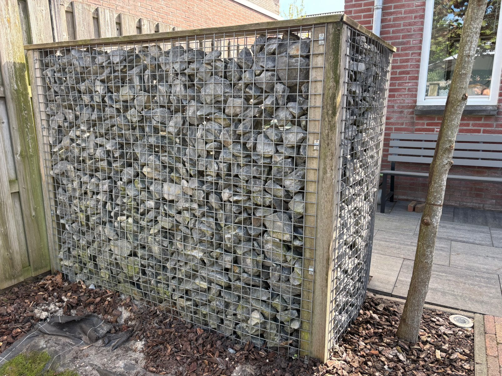Schanskorf/stenen wand, Ophalen, Gebruikt, Minder dan 3 meter