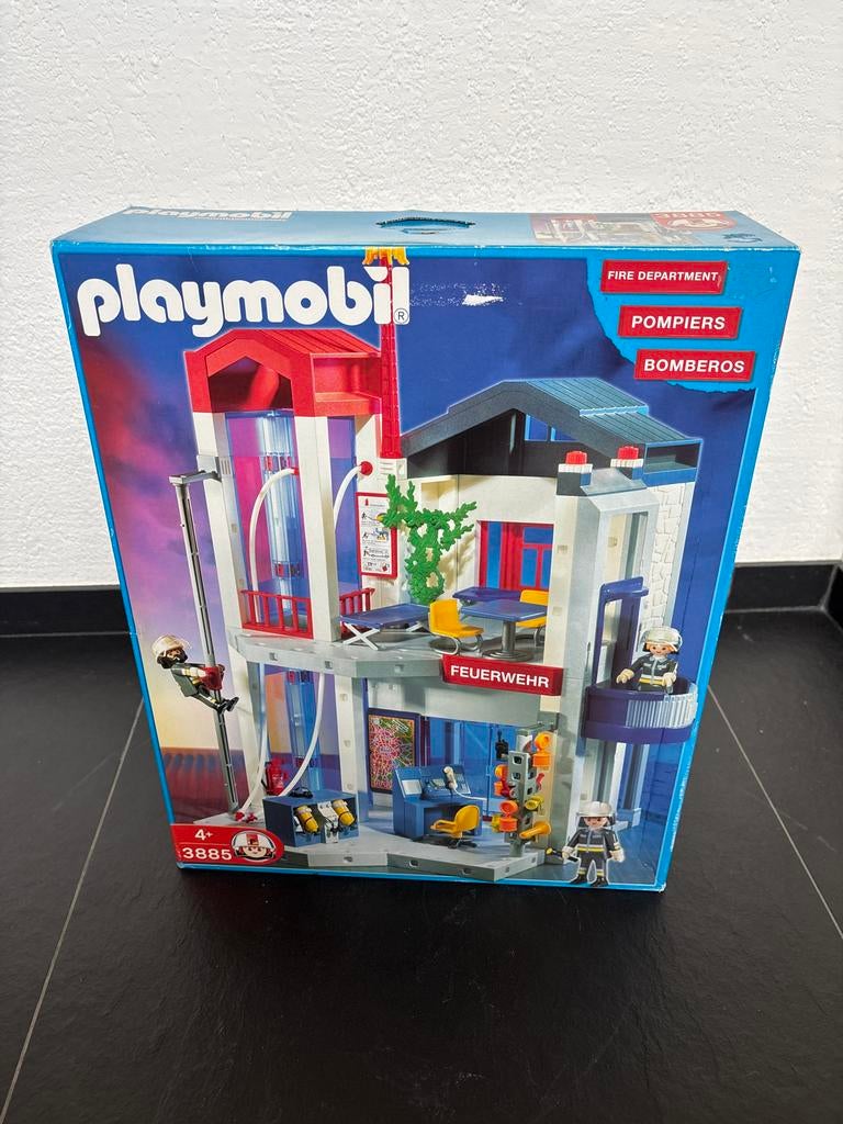 Playmobil 3885 Brandweerkazerne - Complete set, Kinderen en Baby's, Speelgoed | Playmobil, Ophalen, Nieuw, Complete set