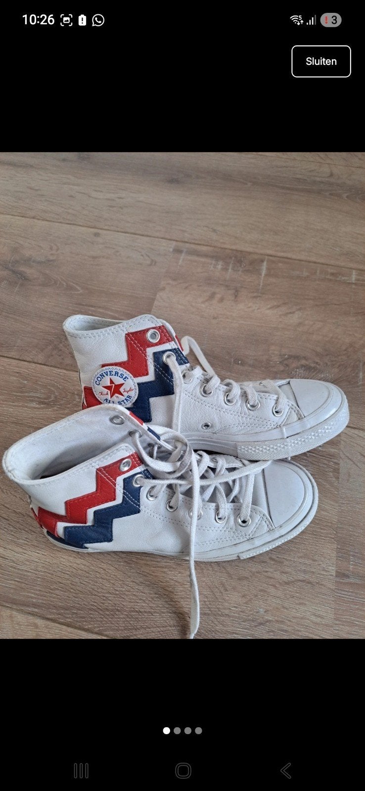 Witte sneakers x Converse, Kleding | Dames, Schoenen, Wit, Ophalen of Verzenden, Converse All Stars, Sneakers of Gympen