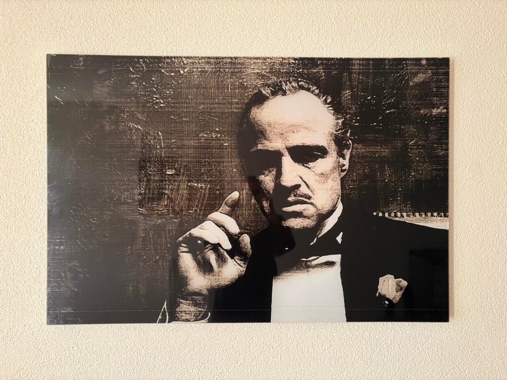 The Godfather 120x80cm Plexiglas schilderij, Ophalen