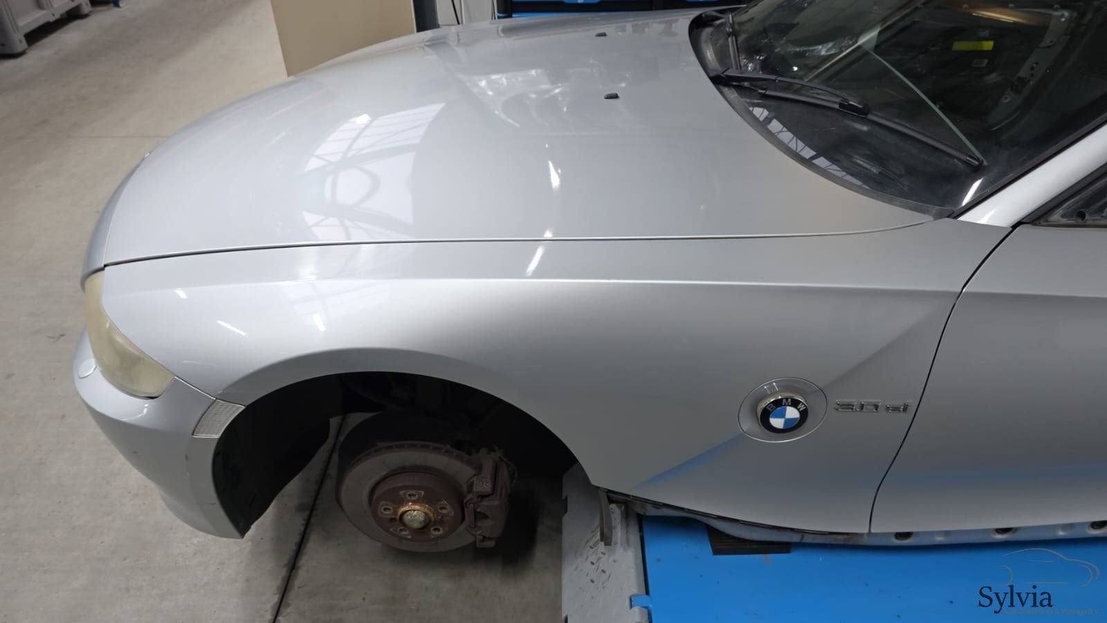 Voorscherm Spatbord linksvoor BMW Z4 Serie E85 E86 Titansilb, Gebruikt, -, -, Links