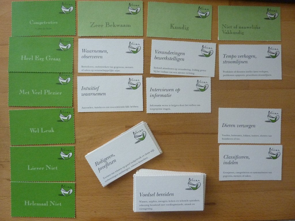 loopbaan kaartjes 50 competenties vaardigheid 1997 goed, Verzenden, Gelezen