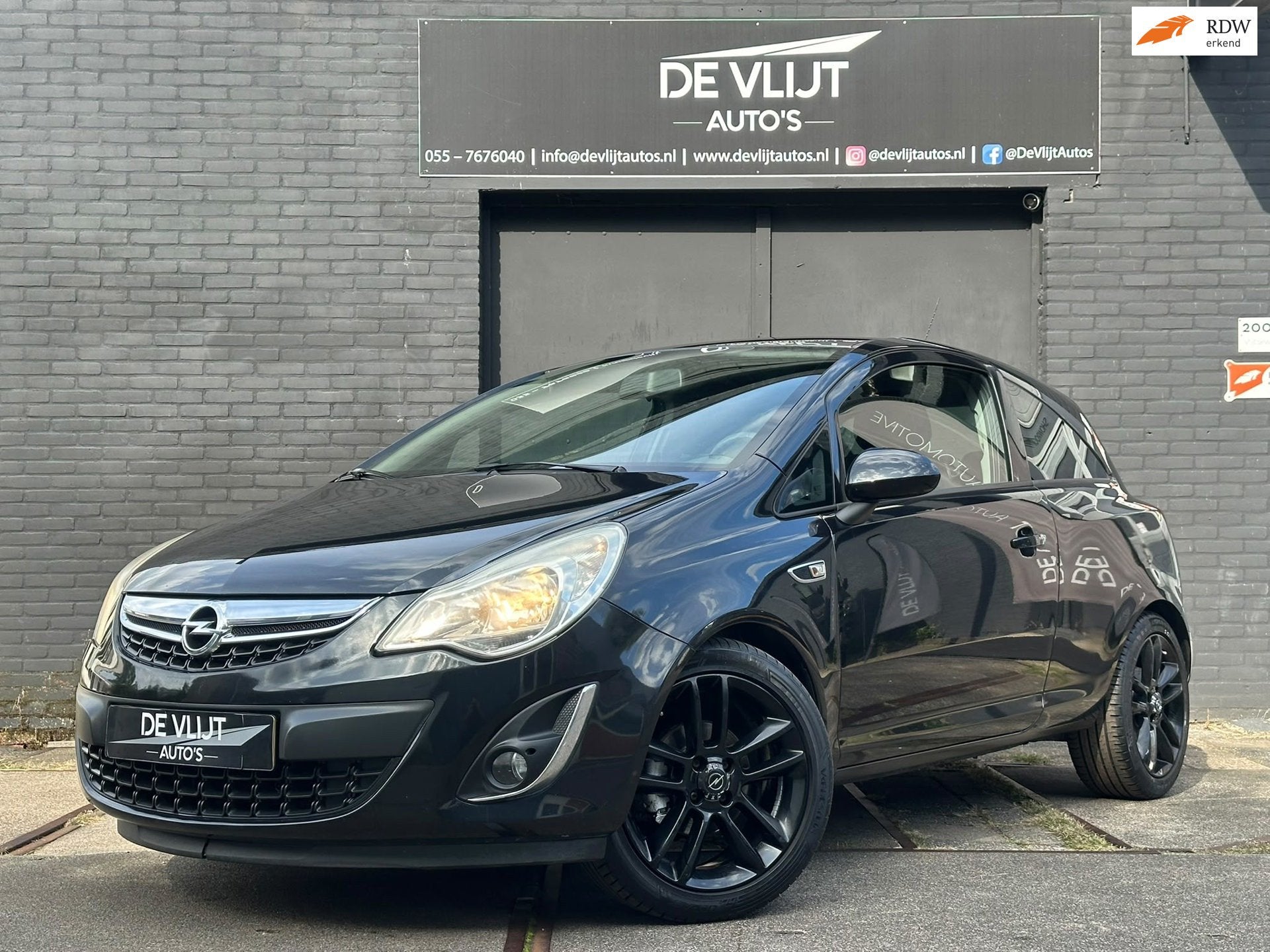 Opel Corsa 1.4-16V | Carplay Kenwood | Airco | Elek Ramen |, Auto's, Voorwielaandrijving, Euro 5, Stof, Zwart