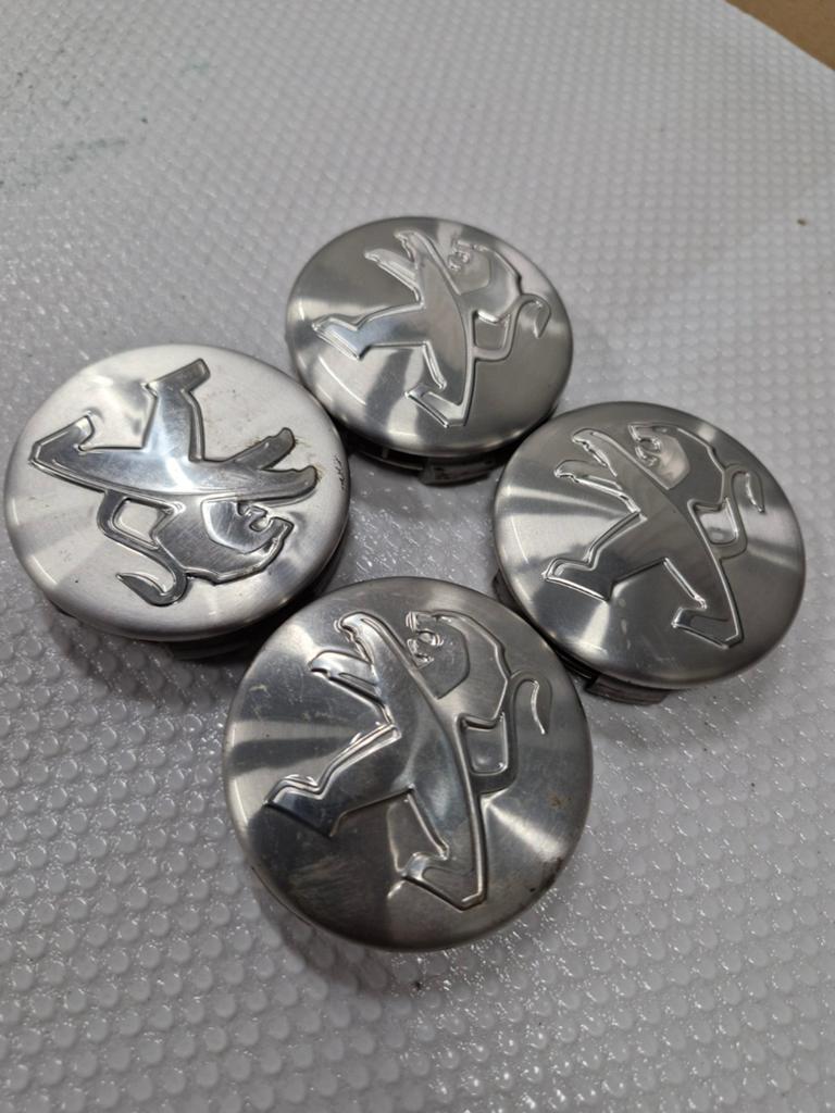 Set originele Peugeot naafkappen naafdoppen, Ophalen of Verzenden
