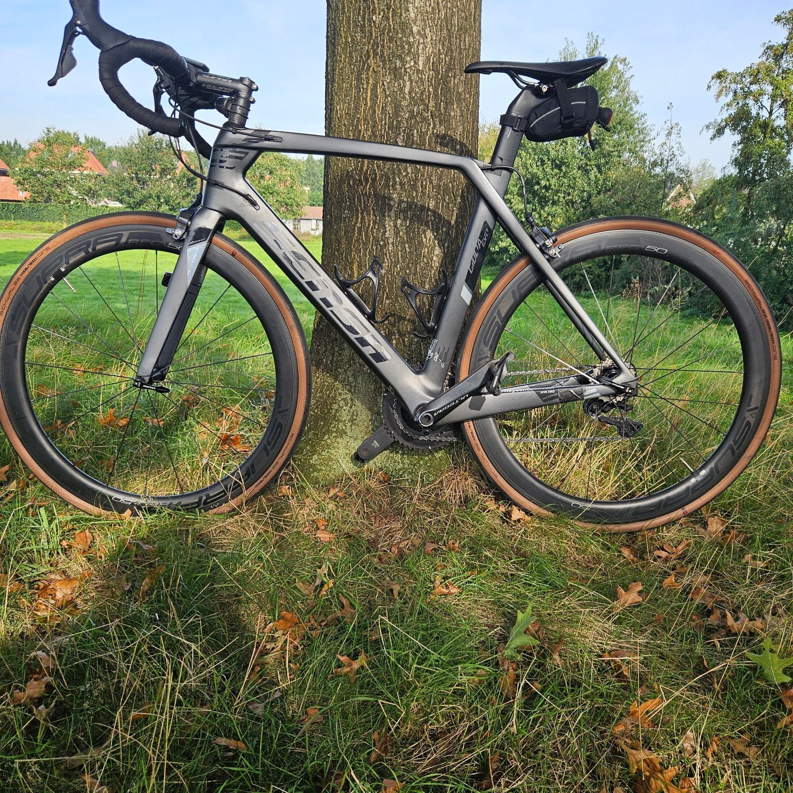 racefiets carbon full ultegra, Fietsen en Brommers, Carbon, Zo goed als nieuw, Meer dan 20 versnellingen, Ophalen