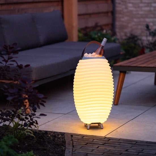 Kooduu Synergy 50 buitenlamp, speaker en koelfunctie, Ophalen, Kunststof, Minder dan 50 watt, Nieuw