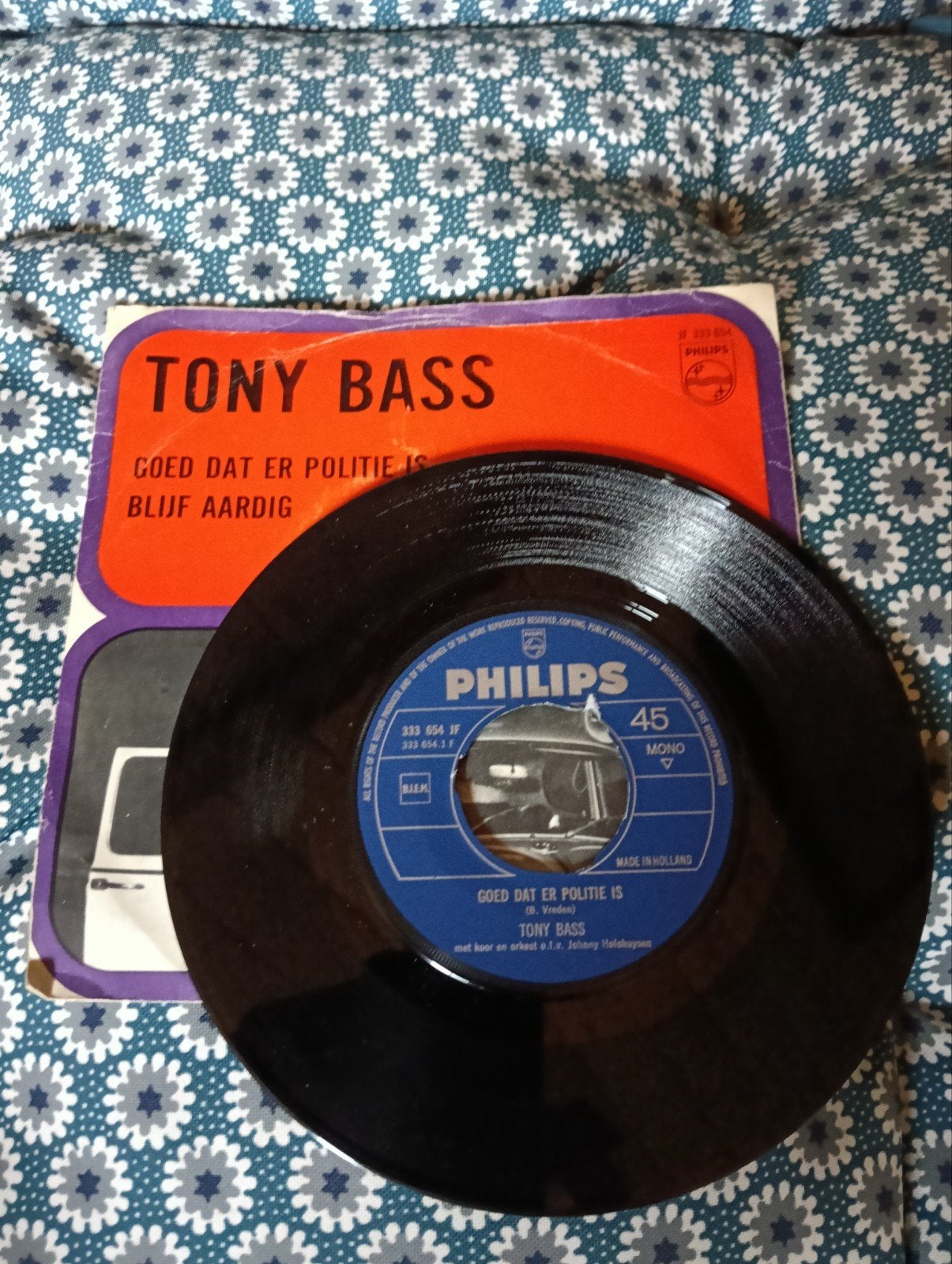 Tony bass, Cd's en Dvd's, Ophalen of Verzenden, Gebruikt, 7 inch, Levenslied of Smartlap