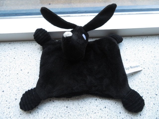 Knuffeldoek hond Takkie teckel tekkel van Jip +Janneke Fiep, Hema, Zwart, Zo goed als nieuw, Met label
