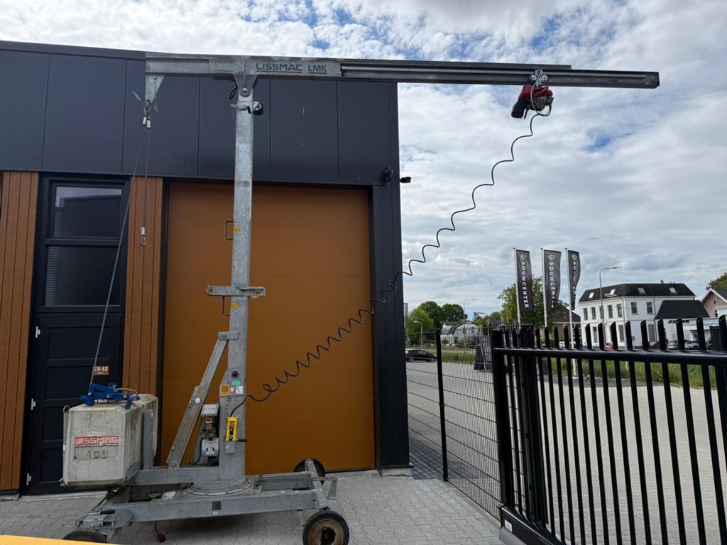 Bouwkraan, lijmkraan, blokkensteller elementensteller, Ophalen