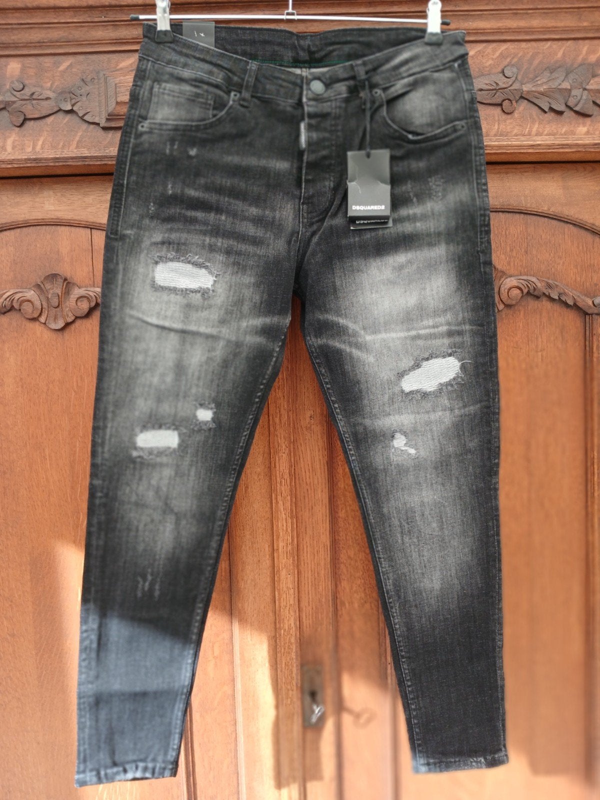 Dsquared2 Nieuwe Zwarte Jeans Maat 34, Dsquared2, Zwart, Nieuw, Ophalen of Verzenden