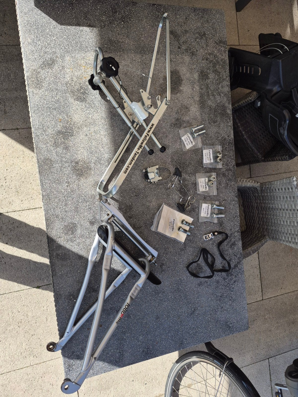 followme tandem fietsaanhanger, Ophalen, Gebruikt, Aanhangfiets, FollowMe Tandem