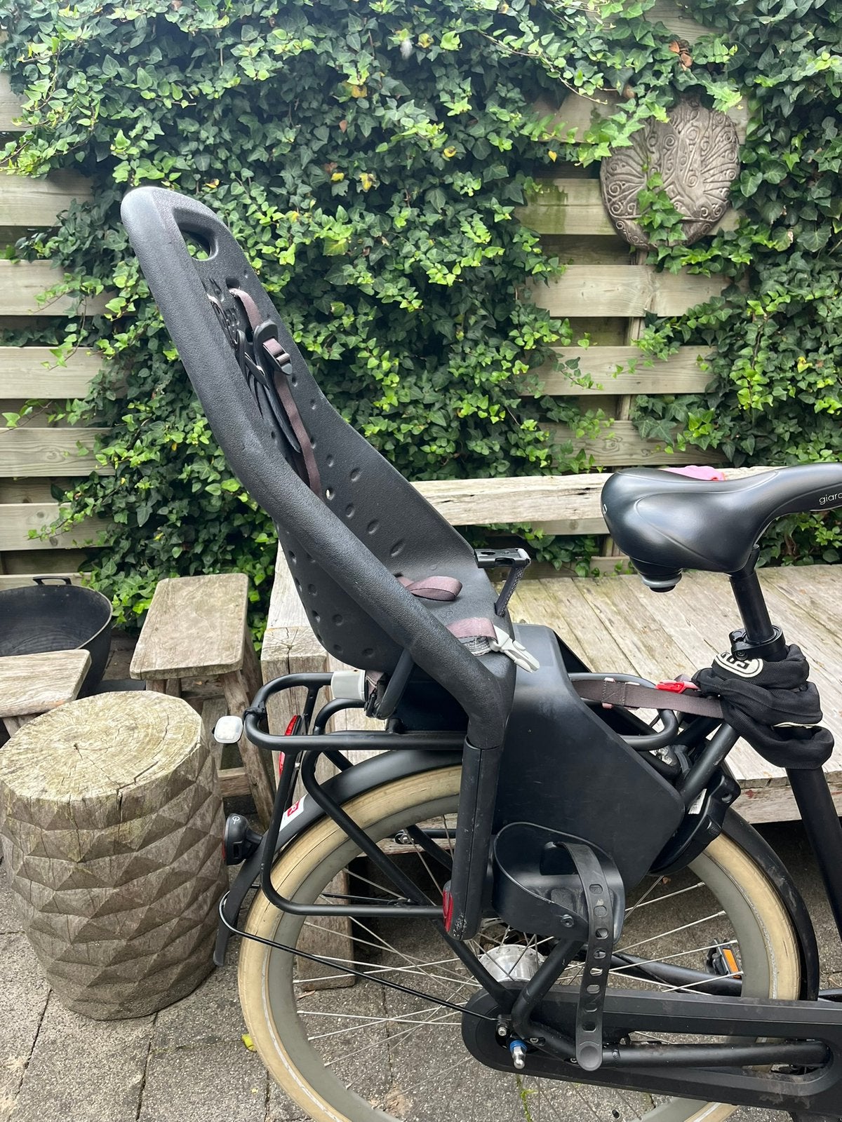 Yepp fietszitje achter, Ophalen, Gebruikt, Achterzitje