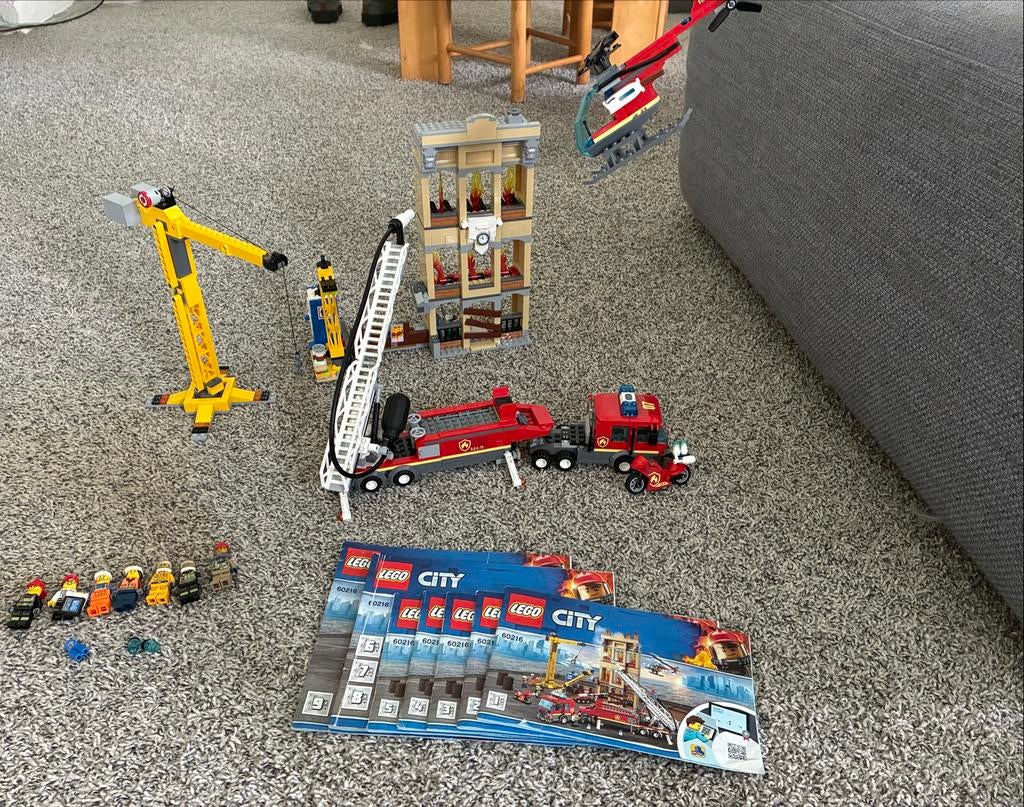 Lego City 60216 Brandweer in de binnenstad, Ophalen, Lego, Complete set, Inclusief instructies