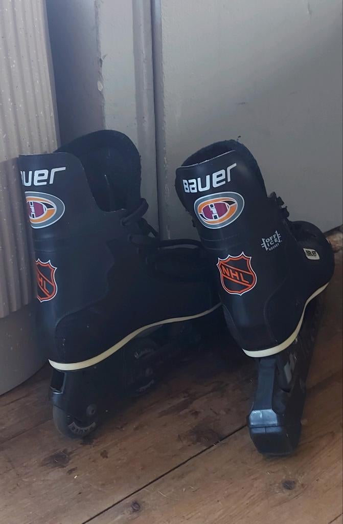 Vintage Bauer off ice hockey skates, Sport en Fitness, Skeelers, Ophalen of Verzenden, Bauer