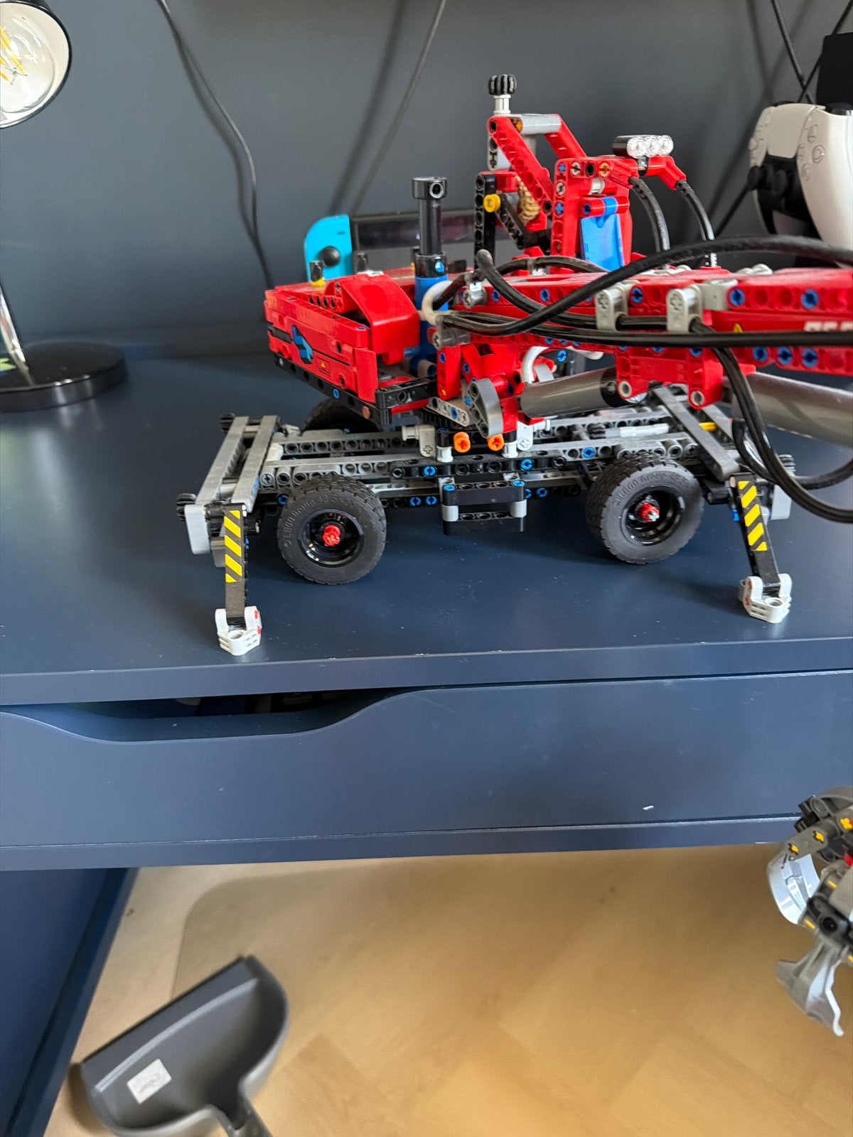 Lego Technic Kraanwagen met grijper, Ophalen, Zo goed als nieuw, Overige merken